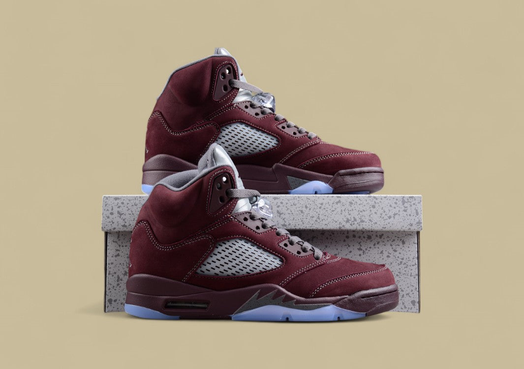 Air Jordan 5 Retro Pure Burgundy Wine Red