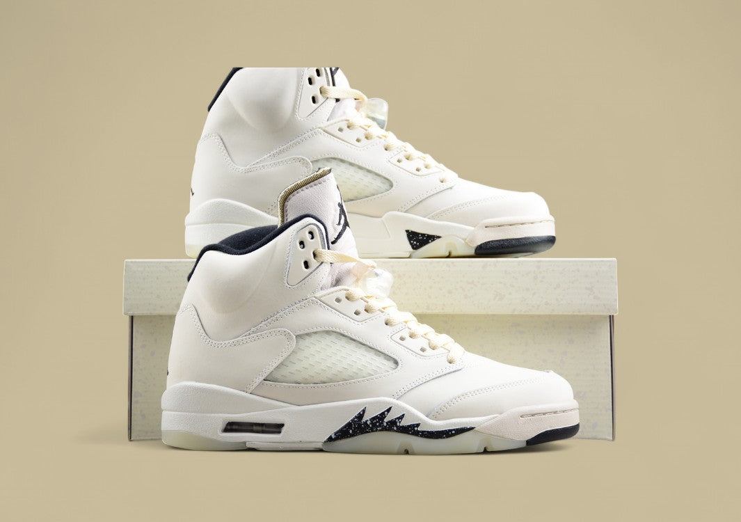 Air Jordan 5 Retro Sail Luminous White