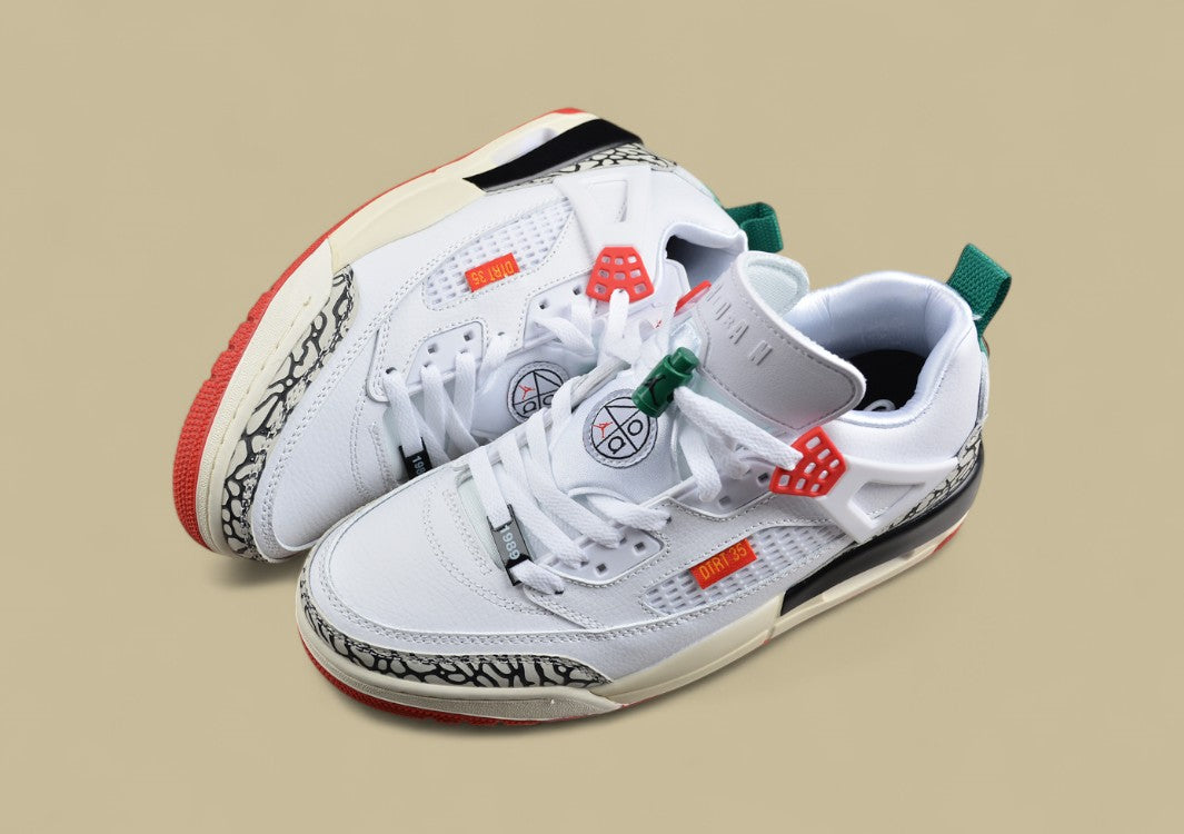 Air Jordan 5 Retro Spizike Black & White and Red