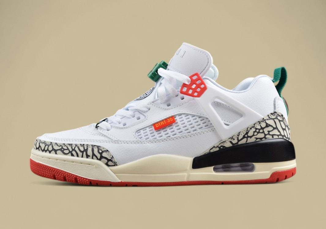 Air Jordan 5 Retro Spizike Black & White and Red