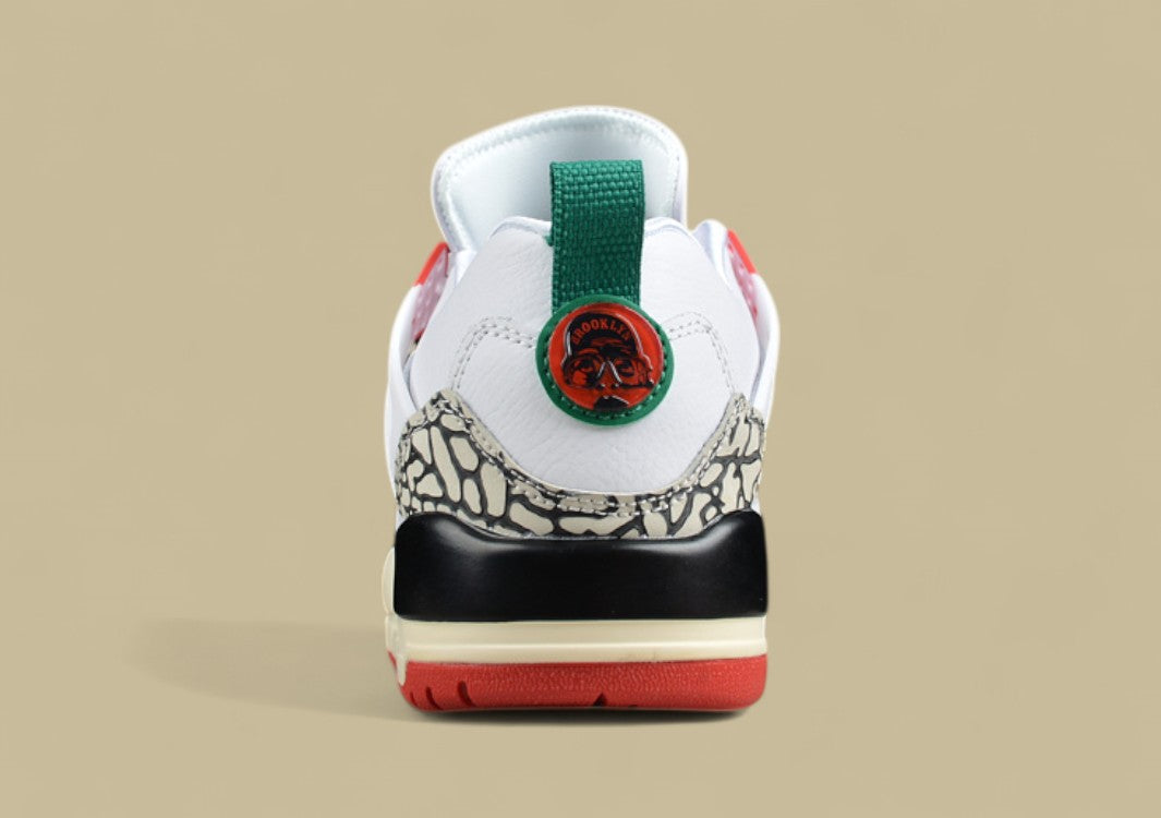 Air Jordan 5 Retro Spizike Black & White and Red