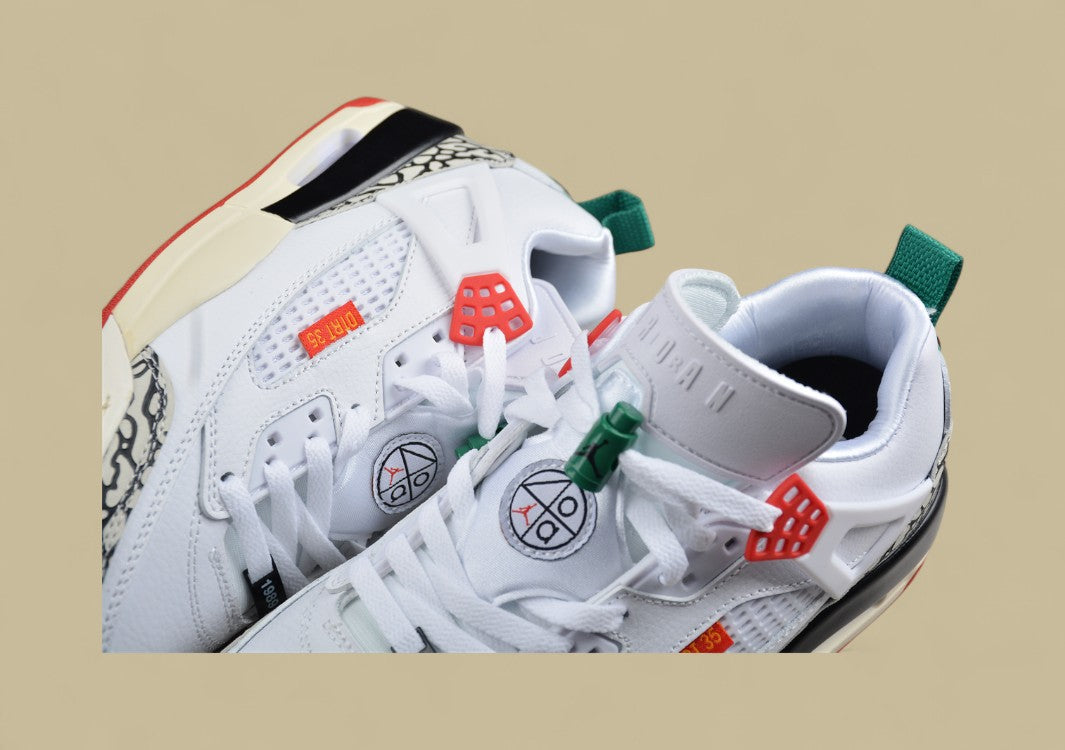 Air Jordan 5 Retro Spizike Black & White and Red