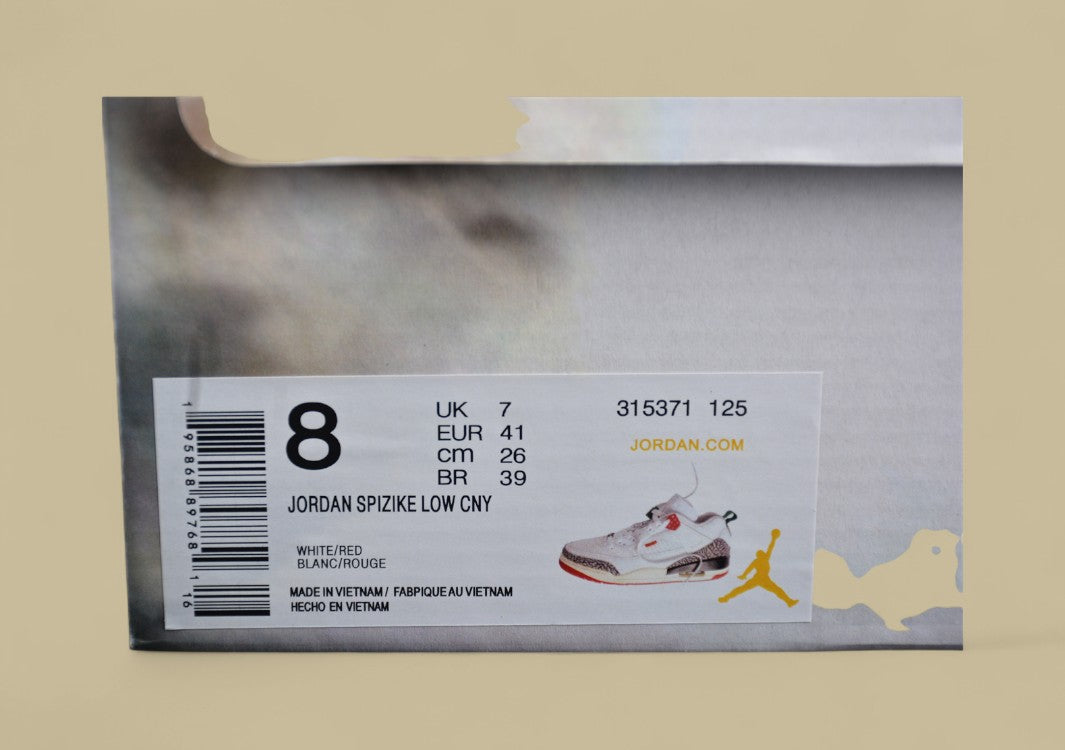 Air Jordan 5 Retro Spizike Black & White and Red