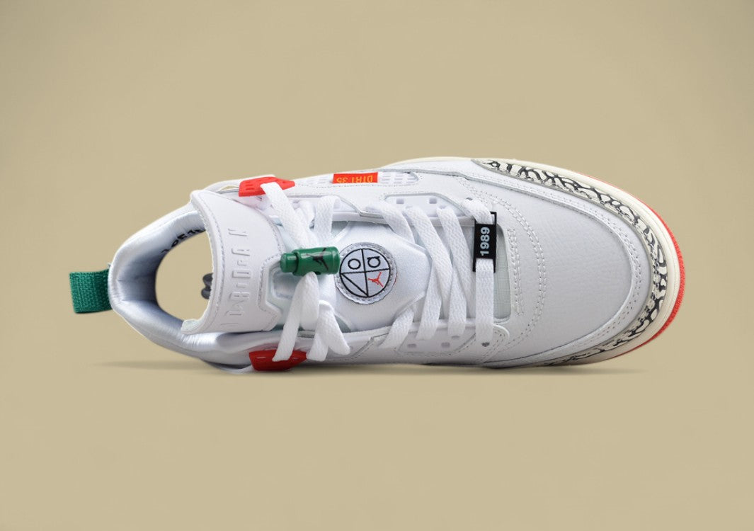 Air Jordan 5 Retro Spizike Black & White and Red