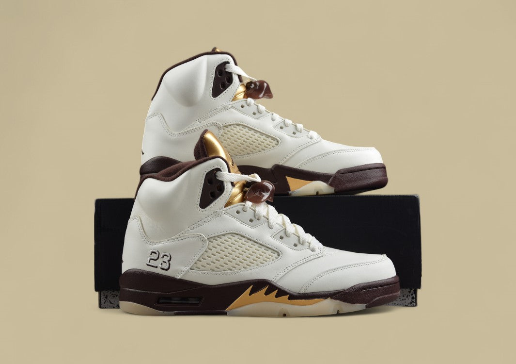 Air Jordan 5 Retro Spizike White Brown