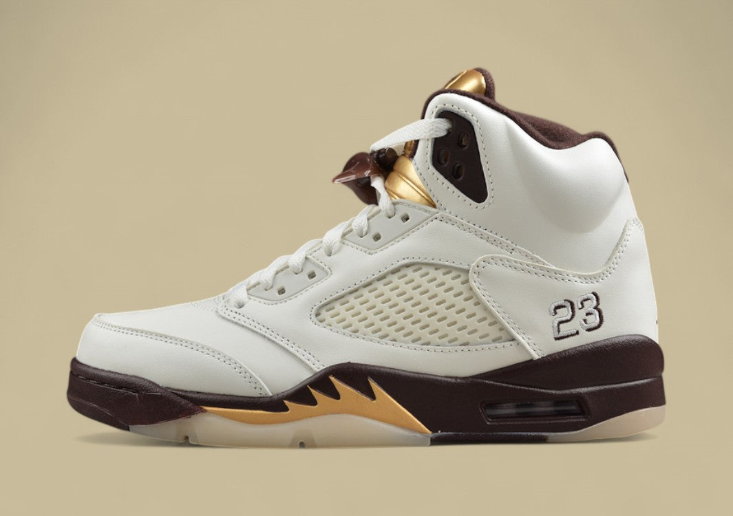 Air Jordan 5 Retro Spizike White Brown