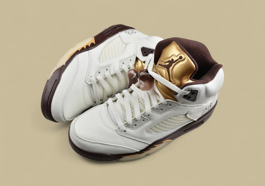 Air Jordan 5 Retro Spizike White Brown