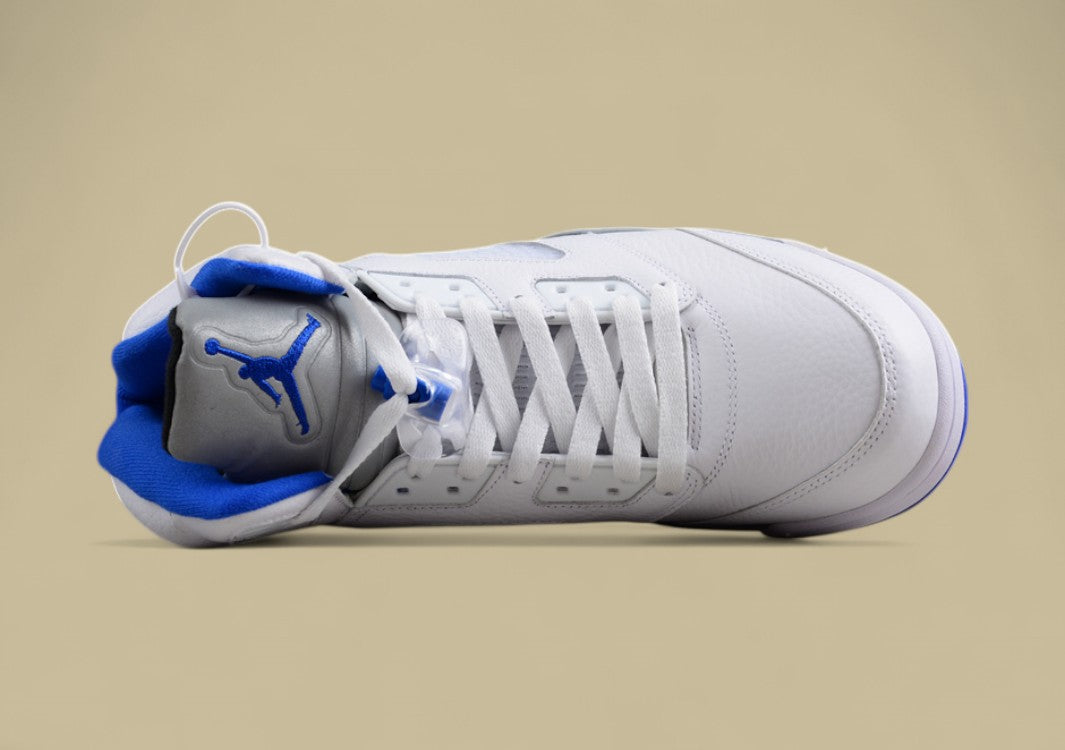 Air Jordan 5 Retro Stealth White Blue