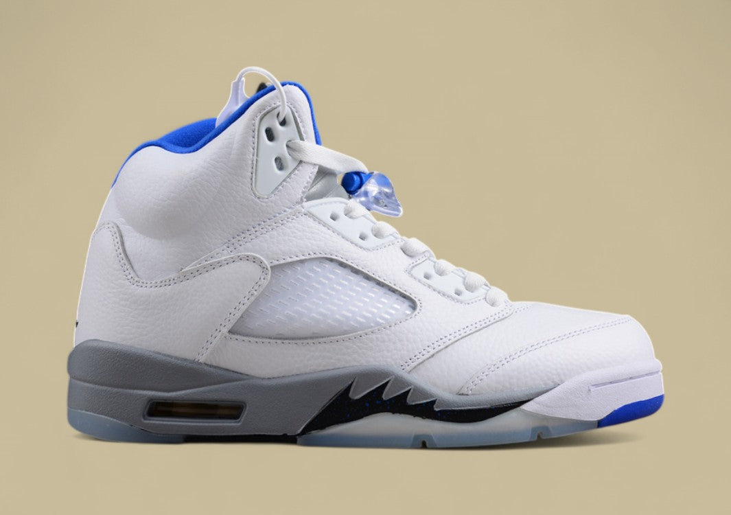 Air Jordan 5 Retro Stealth White Blue