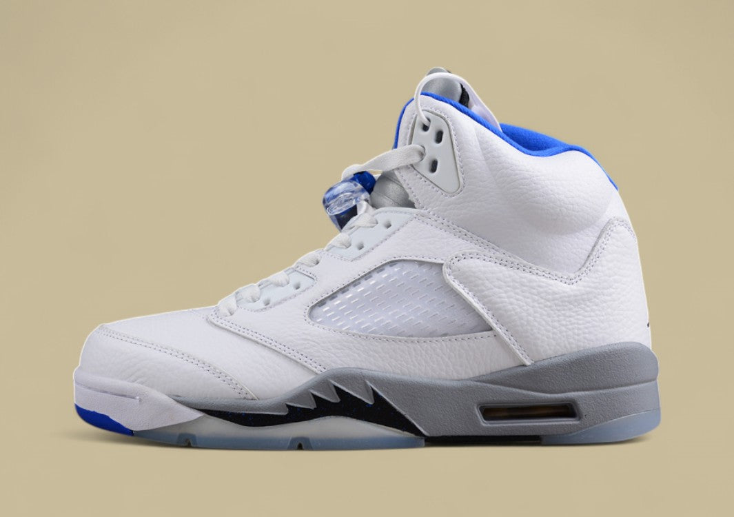 Air Jordan 5 Retro Stealth White Blue