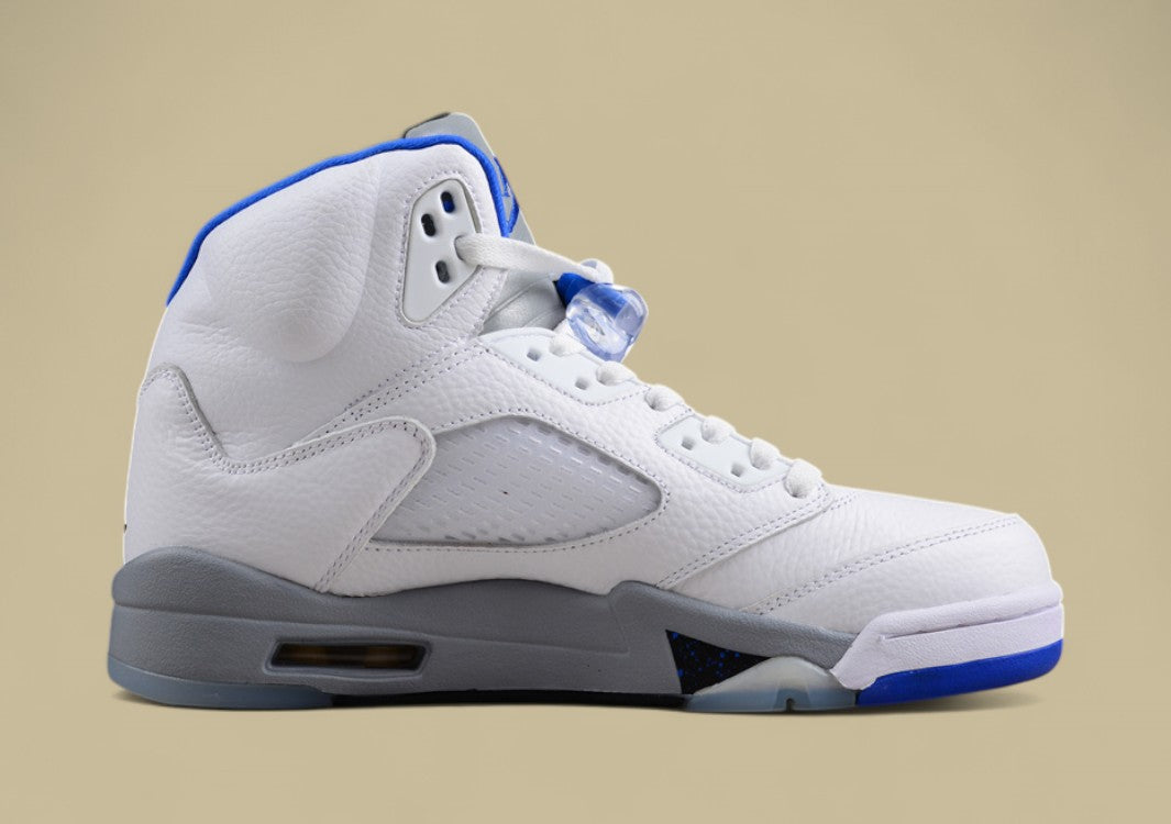 Air Jordan 5 Retro Stealth White Blue
