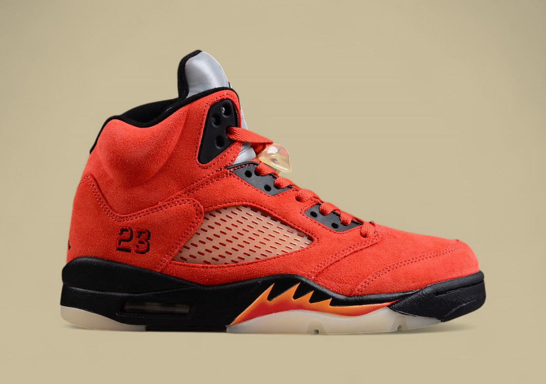 Air Jordan 5 The Bright Red Suede