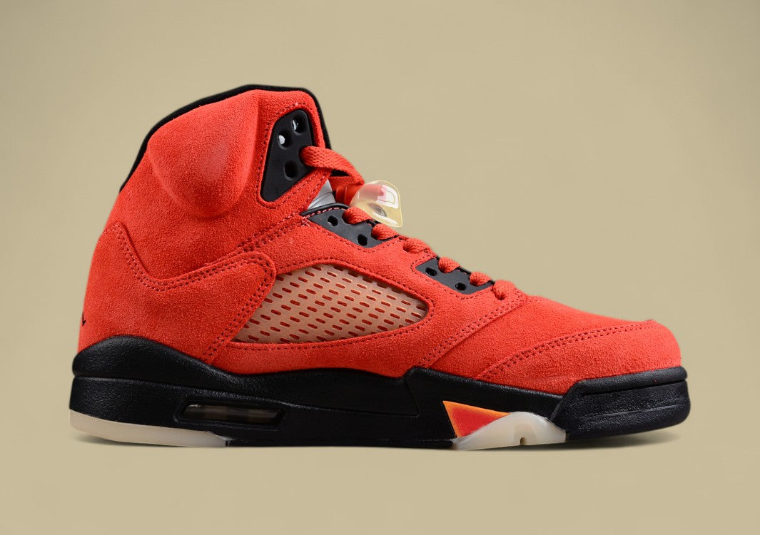 Air Jordan 5 The Bright Red Suede