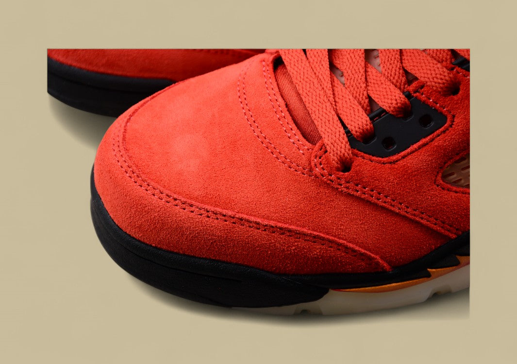 Air Jordan 5 The Bright Red Suede