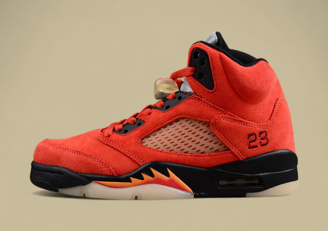 Air Jordan 5 The Bright Red Suede