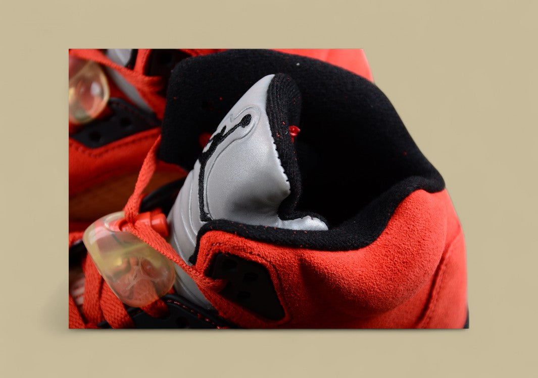 Air Jordan 5 The Bright Red Suede