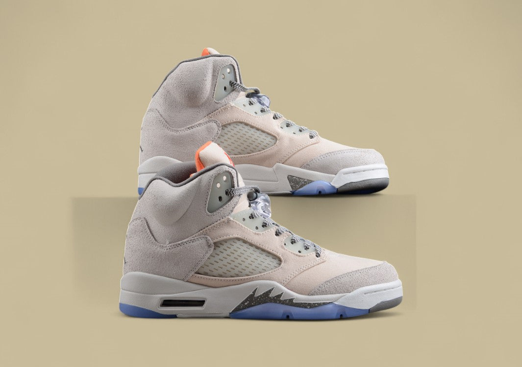 Air Jordan 5 Translucent Ice Blue Light Gray With Silver-gray