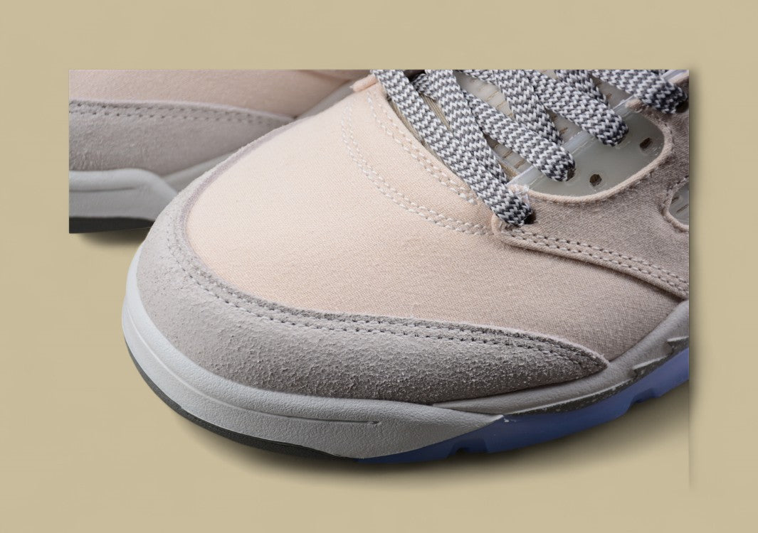 Air Jordan 5 Translucent Ice Blue Light Gray With Silver-gray