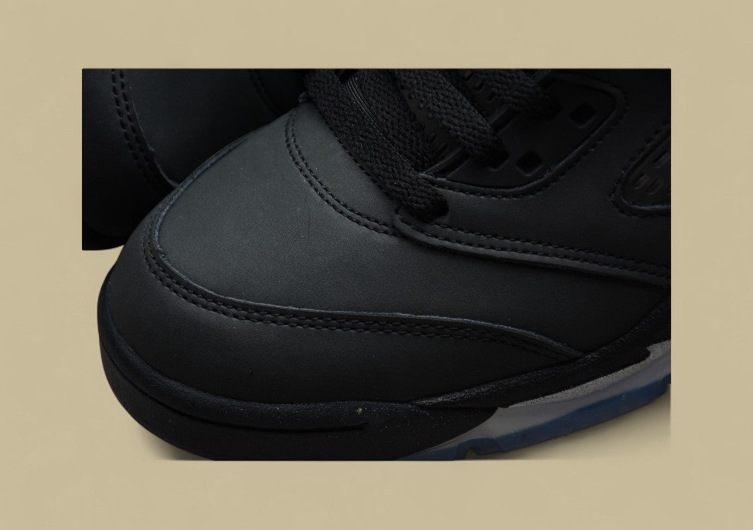 Air Jordan 5 Transparent Black Silver