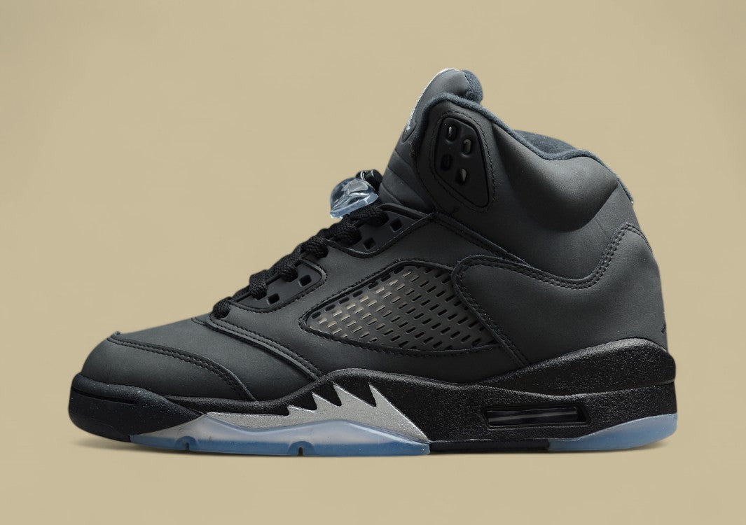 Air Jordan 5 Transparent Black Silver