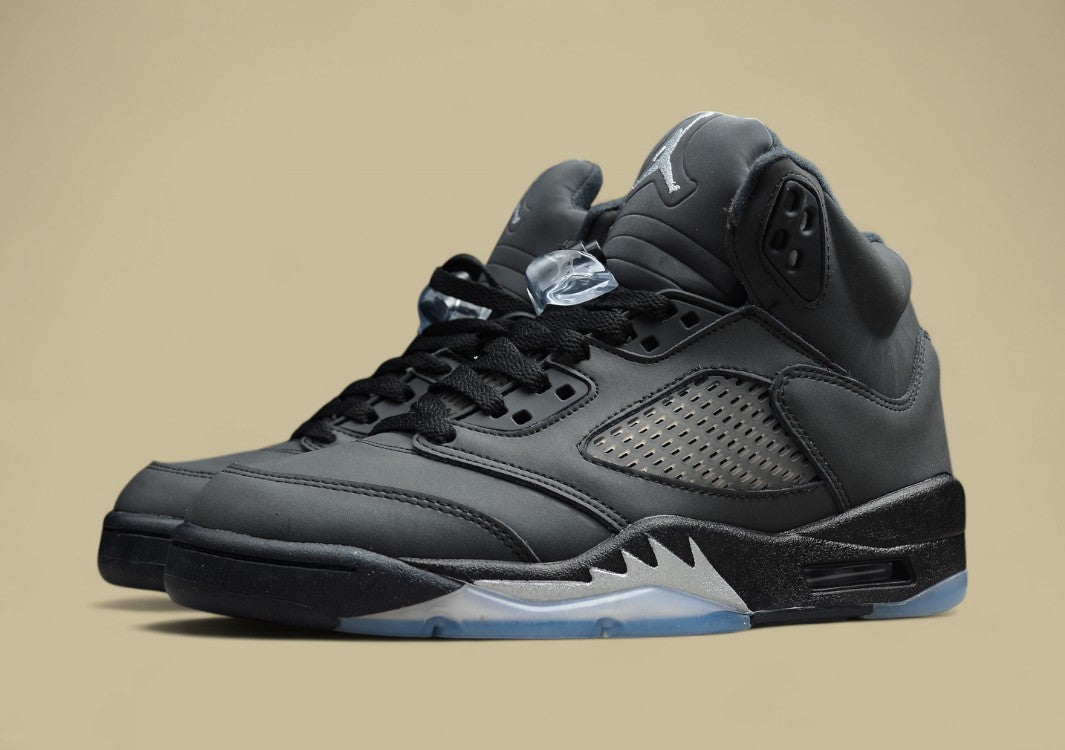 Air Jordan 5 Transparent Black Silver