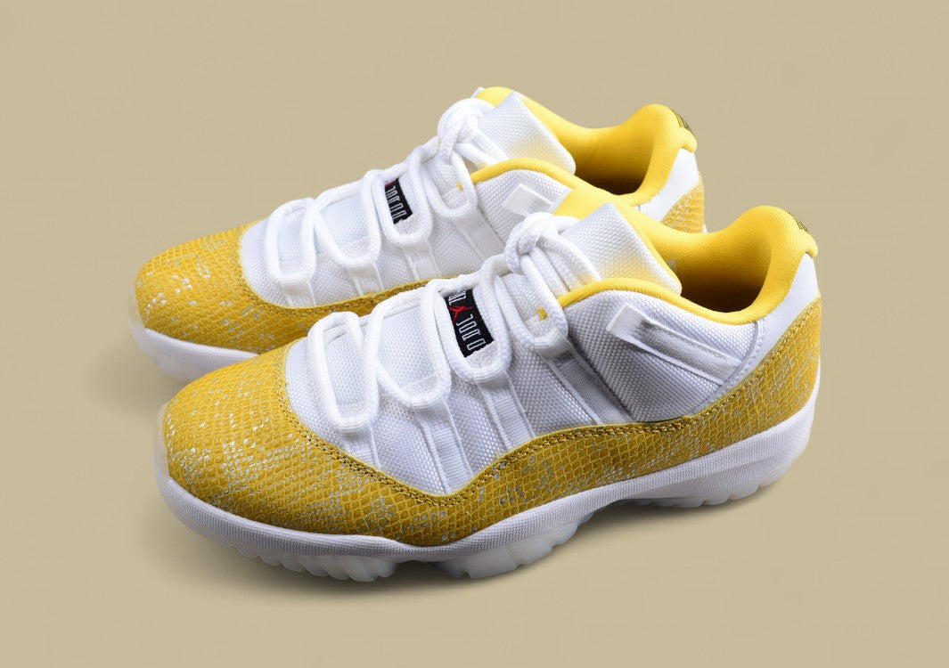 Air Jordan AJ11 Low SE "Yellow Snakeskin"