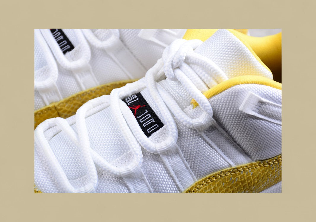 Air Jordan AJ11 Low SE "Yellow Snakeskin"