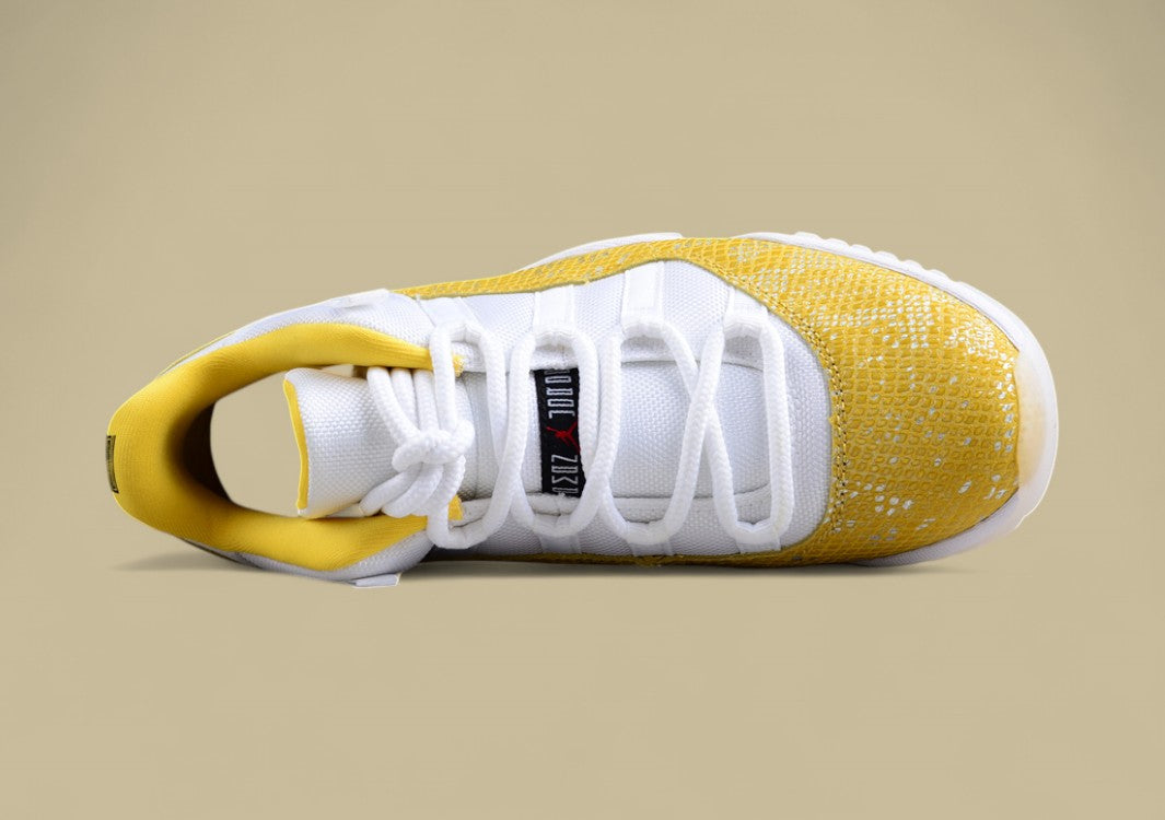 Air Jordan AJ11 Low SE "Yellow Snakeskin"