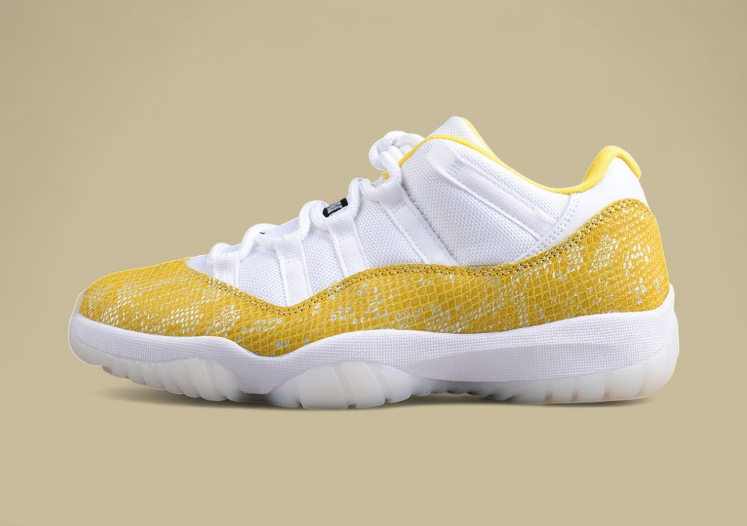 Air Jordan AJ11 Low SE "Yellow Snakeskin"