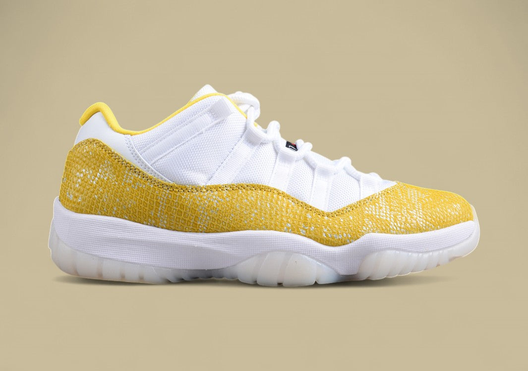 Air Jordan AJ11 Low SE "Yellow Snakeskin"