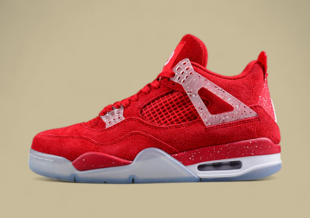 Air Jordans 4 Retro Oklahoma Sooners University of Oklahoma Red