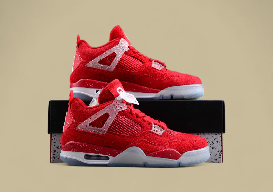 Air Jordans 4 Retro Oklahoma Sooners University of Oklahoma Red