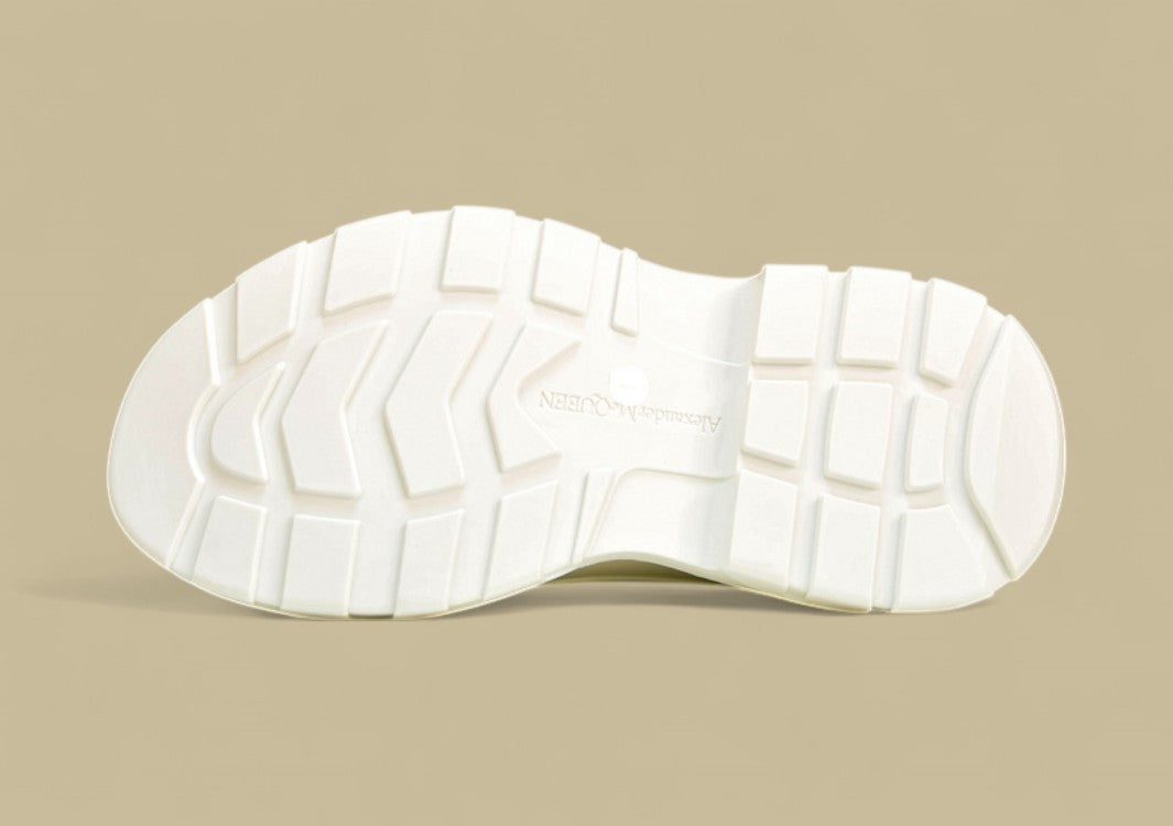 Alexander Mcqueen High Top Thick Bottom White