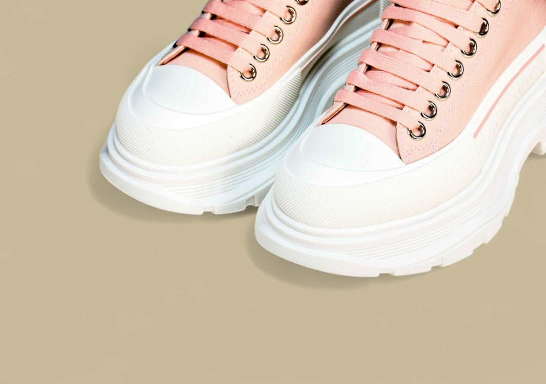 Alexander Mcqueen Sole Sneakers White/Pink