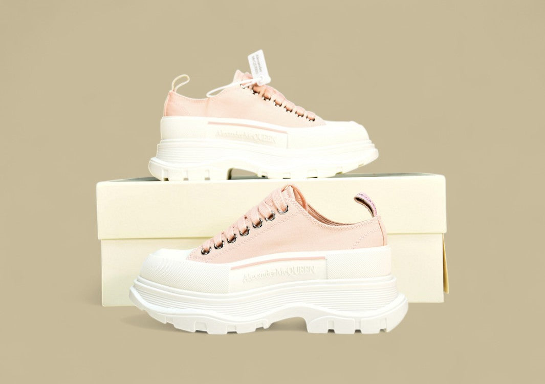Alexander Mcqueen Sole Sneakers White/Pink