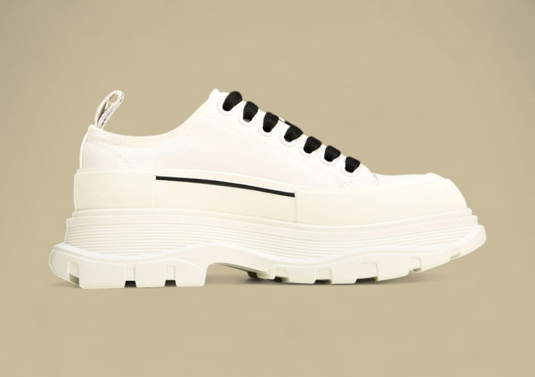 Alexander Mcqueen Sole Sneakers White & Black