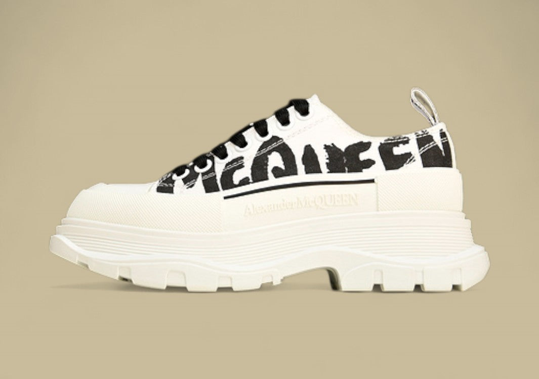 Alexander Mcqueen Sole Sneakers White & Black