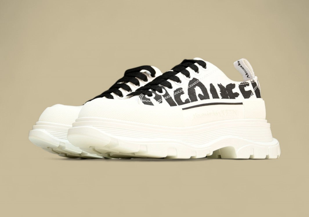 Alexander Mcqueen Sole Sneakers White & Black