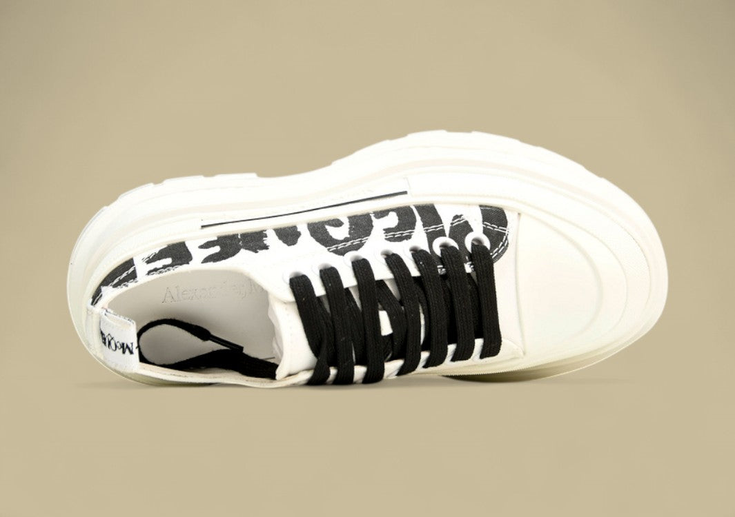 Alexander Mcqueen Sole Sneakers White & Black