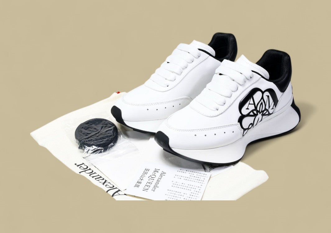 Alexander Mcqueen Sprint Runner White/Black