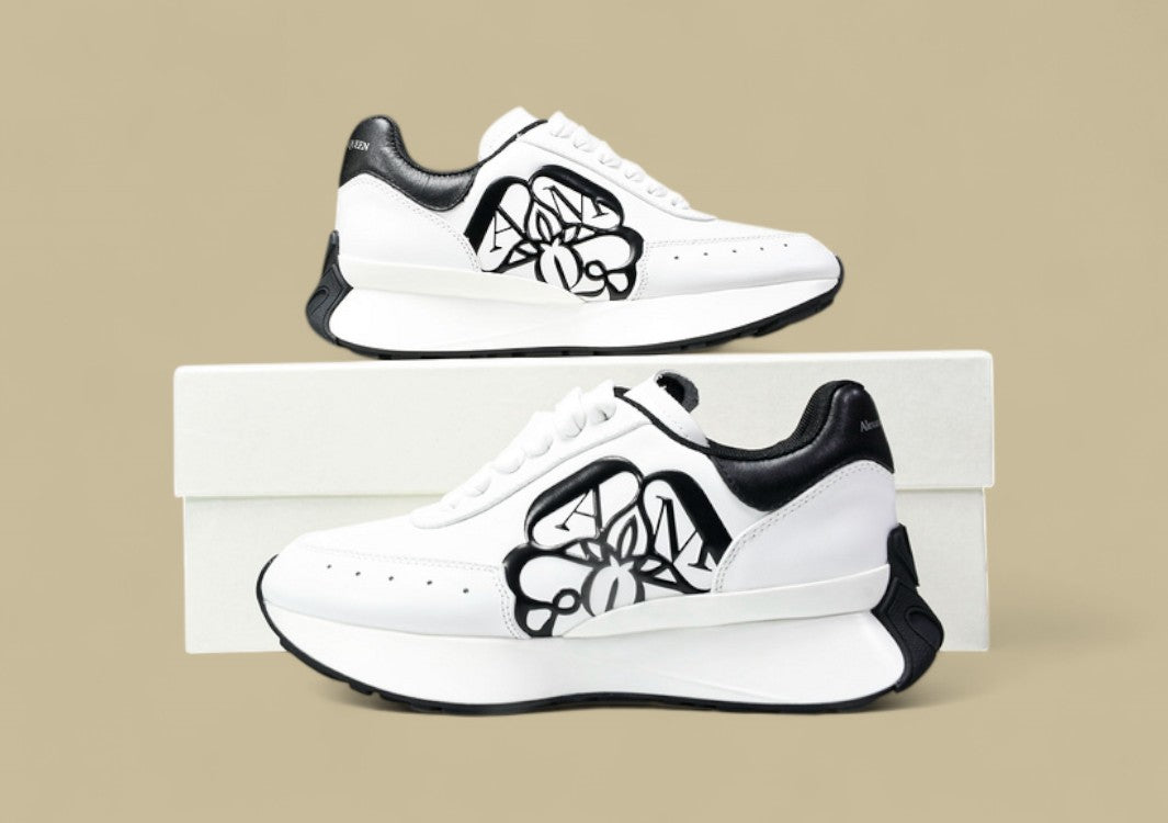 Alexander Mcqueen Sprint Runner White/Black