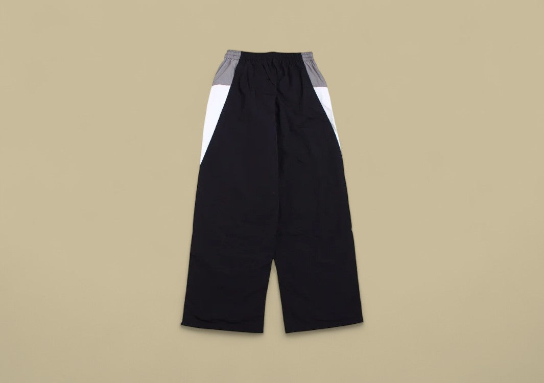 Balenciaga 23SS Joint Color Track Pants – Black/White/Grey
