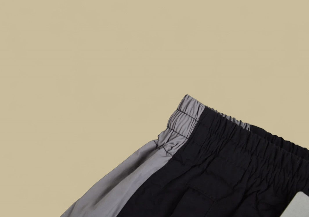 Balenciaga 23SS Joint Color Track Pants – Black/White/Grey