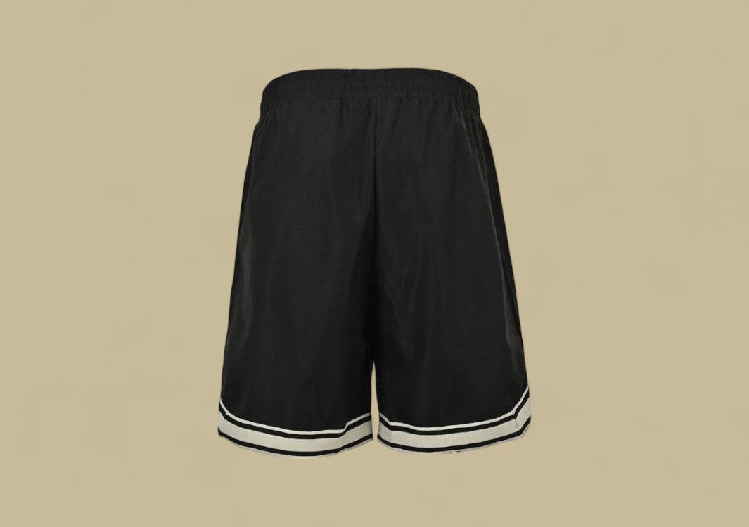 Balenciaga 24FW Embroidery Patch Logo Short – Black/Cream