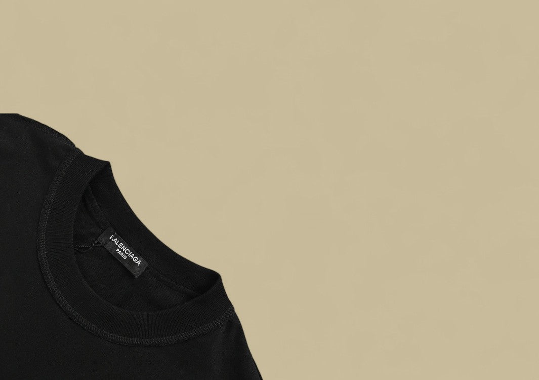 Balenciaga 24SS Acid Arab Logo Print T-Shirt – Black