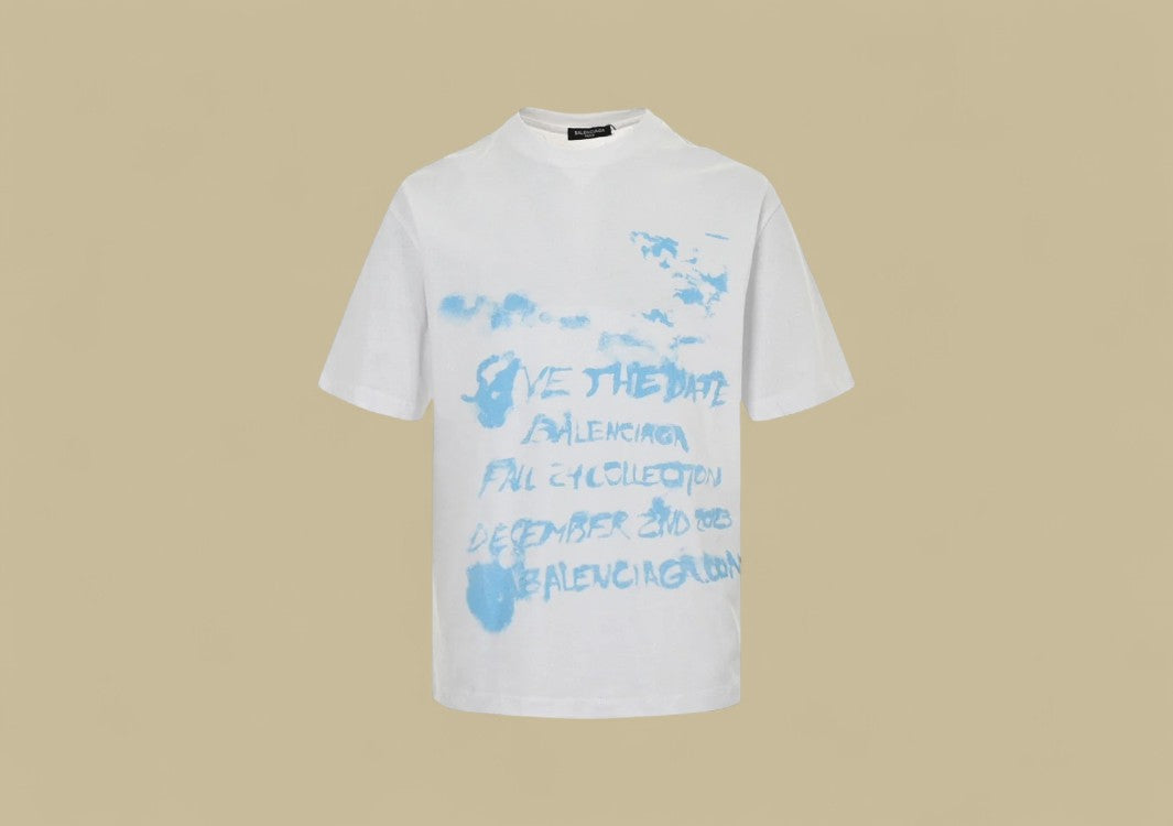 Balenciaga 24SS Cloud Logo T-Shirt
