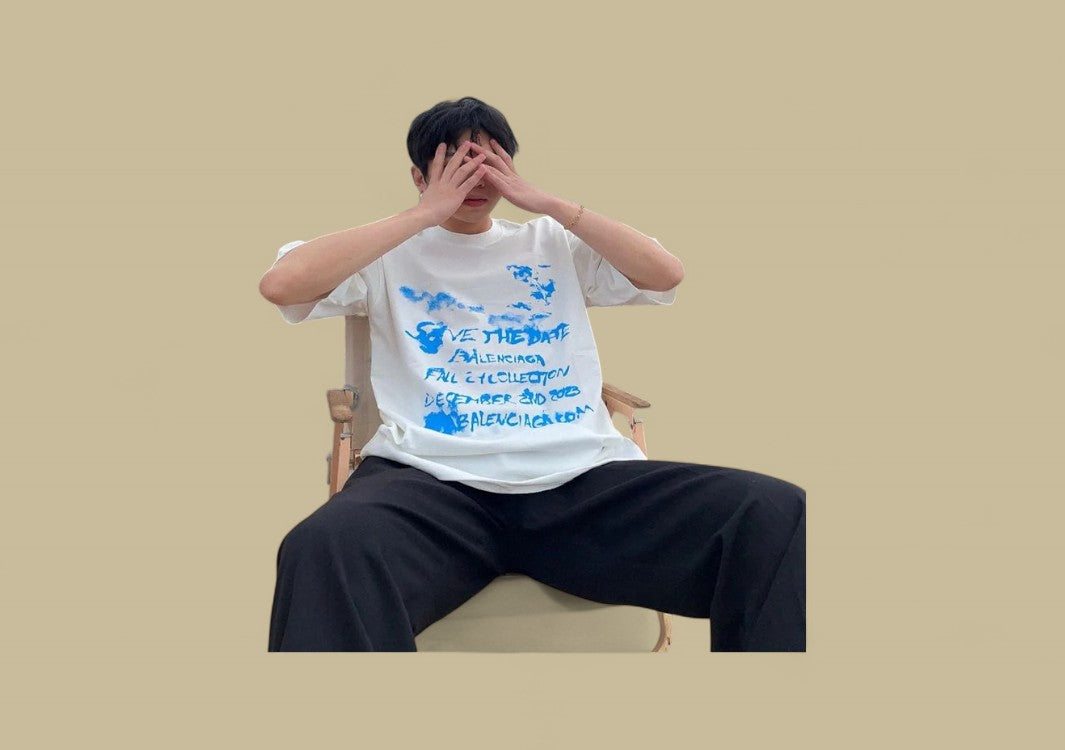 Balenciaga 24SS Cloud Logo T-Shirt