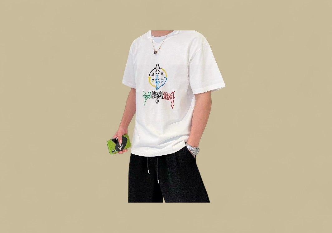 Balenciaga 24SS Colorful Logo T-Shirt