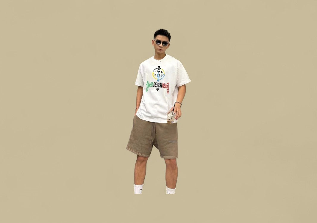 Balenciaga 24SS Colorful Logo T-Shirt