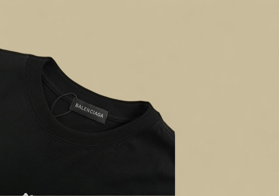 Balenciaga 24SS Colorful Logo T-Shirt (Black)